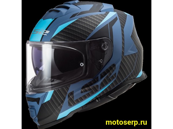 Купить  Шлем закрытый LS2 FF800 STORM II RACER Matt Blue (L) интеграл (шт) (LS2 купить с доставкой по Москве и России, цена, технические характеристики, комплектация фото  - motoserp.ru
