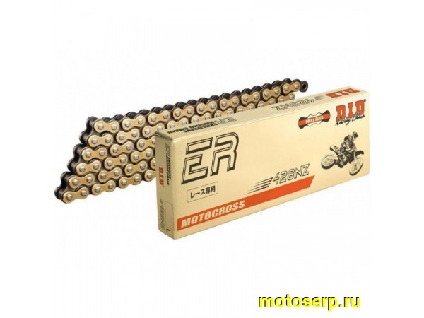 Купить  Цепь приводная (428х124) DID 428NZ G&B ER (шт) (428NZGB124 (JP купить с доставкой по Москве и России, цена, технические характеристики, комплектация фото  - motoserp.ru