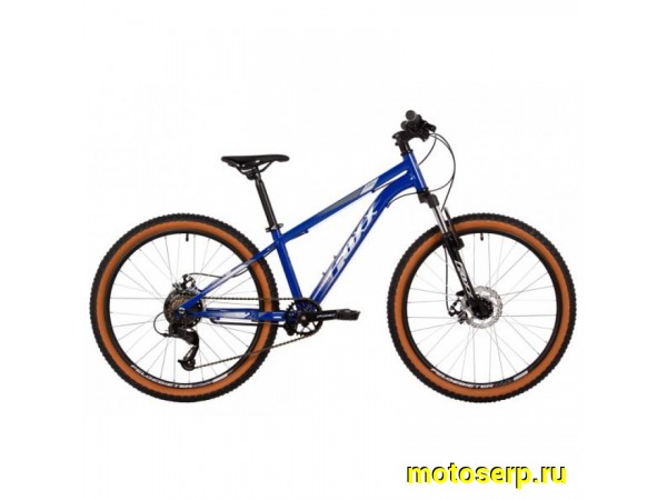 Купить  24" FOXX CAIMAN синий (12") (ФОКС КАЙМАН) 24"; 6ск; рама-сталь; тормоз-Disk (шт) (ART (M купить с доставкой по Москве и России, цена, технические характеристики, комплектация фото  - motoserp.ru