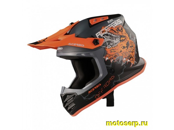 Купить  Шлем Кросс (Детский) Acerbis PROFILE JUNIOR Nero/Arancio (YXL) (шт) (Acerbis 0025401.446.056 купить с доставкой по Москве и России, цена, технические характеристики, комплектация фото  - motoserp.ru