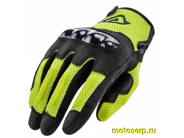 Купить  Перчатки Acerbis CE RAMSEY MY VENTED Black/Yellow текстиль (XL) (пар) (0 купить с доставкой по Москве и России, цена, технические характеристики, комплектация фото  - motoserp.ru