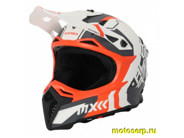 Купить  Шлем Кросс Acerbis PROFILE 5 22-06 White/Orange (S) (шт) (Acerbis 0025274.229.062 купить с доставкой по Москве и России, цена, технические характеристики, комплектация фото  - motoserp.ru