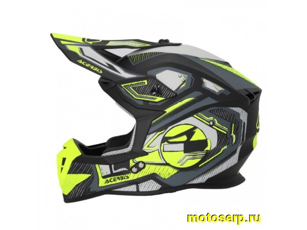 Купить  Шлем Кросс Acerbis Linear 22-06 Black/Fluo-Yellow (S) (шт) (Acerbis 0025316.457.062 купить с доставкой по Москве и России, цена, технические характеристики, комплектация фото  - motoserp.ru