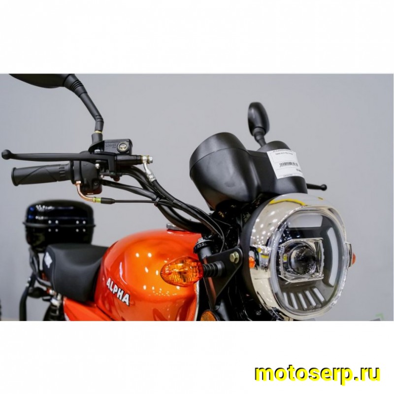 Купить  Мопед TMBK Alpha 50 17/17" 50cс, багажник зад, литые диски, LED фара (шт)  01100 (Progasi (ФОТО купить с доставкой по Москве и России, цена, технические характеристики, комплектация фото  - motoserp.ru