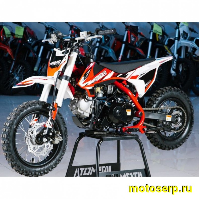 Купить  Питбайк Progasi KIDS POWER 110 12/10 (спортинв), 4Т, 110сс. элктростартер, Автомат  (шт) (Progasi купить с доставкой по Москве и России, цена, технические характеристики, комплектация фото  - motoserp.ru