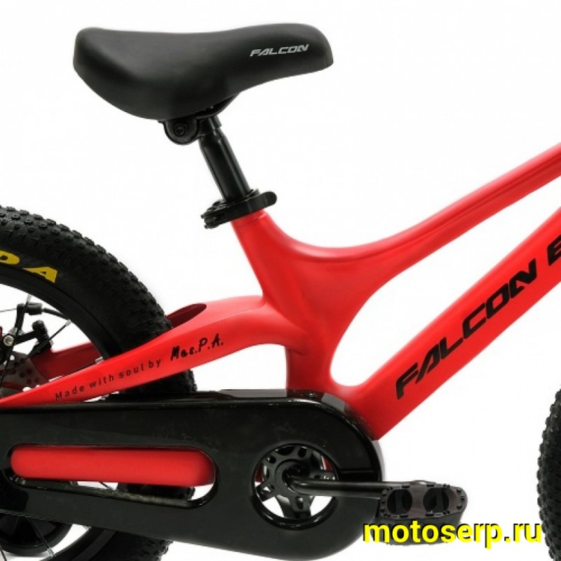 Купить  16" FALCON BIKE MILD красный (Фалкон Милд) 16"; 1ск; рама-магний; тормоз-Disk (шт) (ART1 купить с доставкой по Москве и России, цена, технические характеристики, комплектация фото  - motoserp.ru
