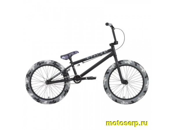Купить  20" BMX TECH TEAM MACK черно-серый (20") (Тач Тим Мак) 20"; 1ск; рама-сталь; тормоз-V-Brake (шт) (ART купить с доставкой по Москве и России, цена, технические характеристики, комплектация фото  - motoserp.ru