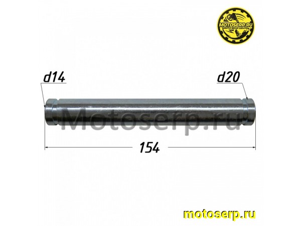 Купить  Втулка маятника внутренняя (D-20, d-14, L-154) KAYO BASIC TT, TT160 (2022-) (шт) (SM 185-2191 купить с доставкой по Москве и России, цена, технические характеристики, комплектация фото  - motoserp.ru