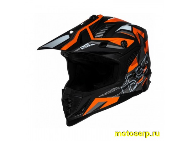 Купить  Шлем Кросс IXS 363 2.0 X12045 M69 черный/оранжевый р-р S  (шт)  (IXS X12045_M69_S купить с доставкой по Москве и России, цена, технические характеристики, комплектация фото  - motoserp.ru