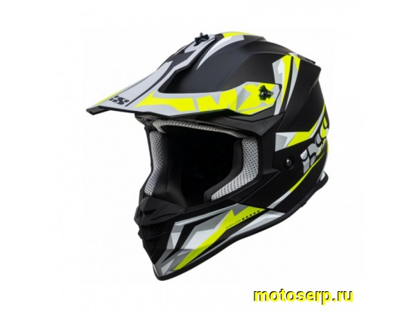 Купить  Шлем Кросс IXS 362 2.0 X12041 M35 черный/желтый р-р 2XL (шт)  (IXS X12041_M35_2XL купить с доставкой по Москве и России, цена, технические характеристики, комплектация фото  - motoserp.ru