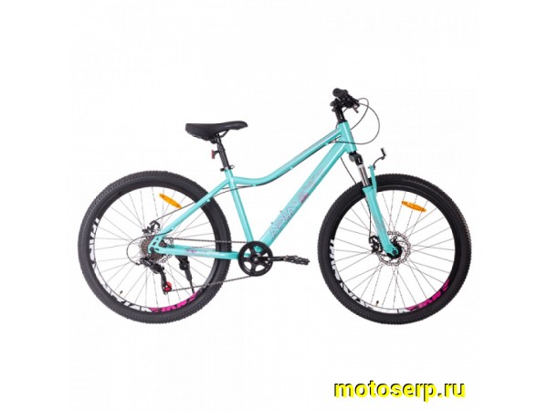 Купить  26" TECH TEAM ARIA бирюзовый (16) (Тач Тим Ария) 26"; 7ск; рама-сталь; тормоз-Disk (шт) (ART купить с доставкой по Москве и России, цена, технические характеристики, комплектация фото  - motoserp.ru
