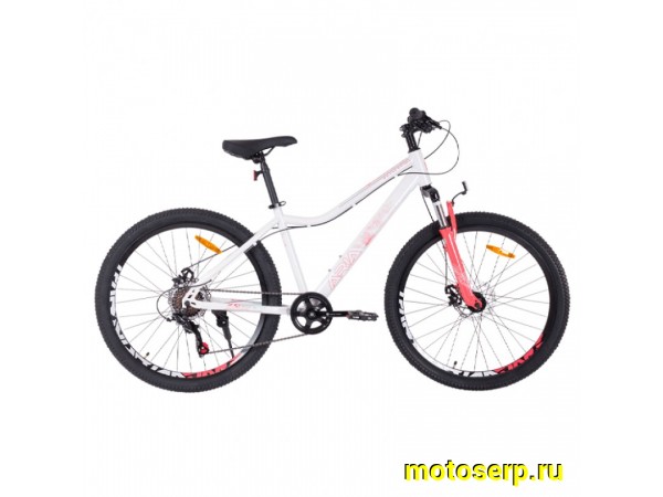 Купить  26" TECH TEAM ARIA белый (14) (Тач Тим Ария) 26"; 7ск; рама-сталь; тормоз-Disk (шт) (ART купить с доставкой по Москве и России, цена, технические характеристики, комплектация фото  - motoserp.ru
