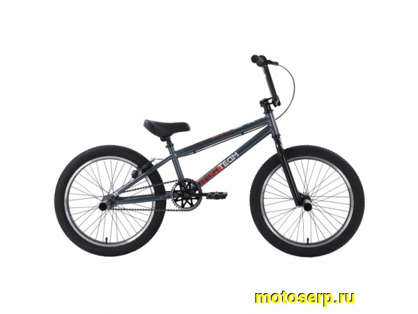 Купить  20" BMX TECH TEAM STEP ONE серый (20") (Тач Тим Степ Ван) 20"; 1ск; рама-сталь; тормоз-V-Brake (шт) (ART (M купить с доставкой по Москве и России, цена, технические характеристики, комплектация фото  - motoserp.ru