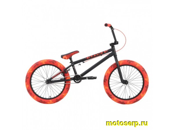 Купить  20" BMX TECH TEAM MACK черно-красный (20") (Тач Тим Мак) 20"; 1ск; рама-сталь; тормоз-V-Brake (шт) (ART (M купить с доставкой по Москве и России, цена, технические характеристики, комплектация фото  - motoserp.ru