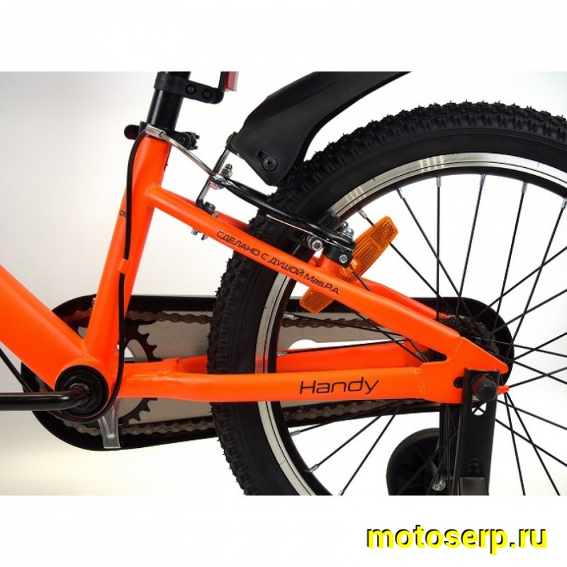 Купить  16" ORLAN WING HANDY оранжевый (Орлан Винг Хенди) 16"; 1ск; рама-сталь; тормоз-V-brake (шт) (ART купить с доставкой по Москве и России, цена, технические характеристики, комплектация фото  - motoserp.ru