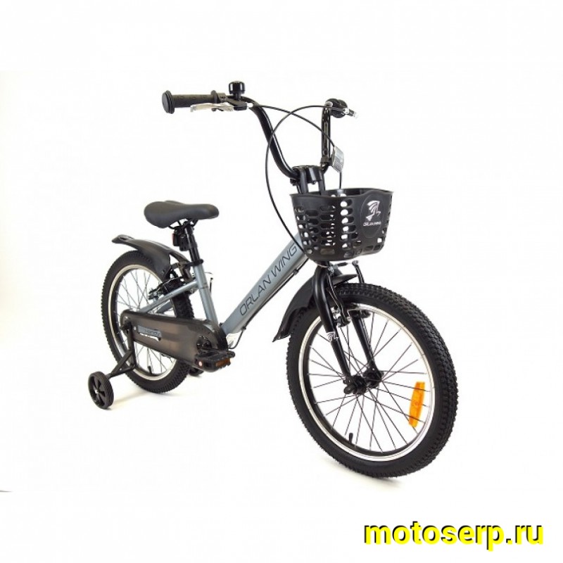 Купить  16" ORLAN WING HANDY серый (Орлан Винг Хенди) 16"; 1ск; рама-сталь; тормоз-V-brake (шт) (ART1 купить с доставкой по Москве и России, цена, технические характеристики, комплектация фото  - motoserp.ru