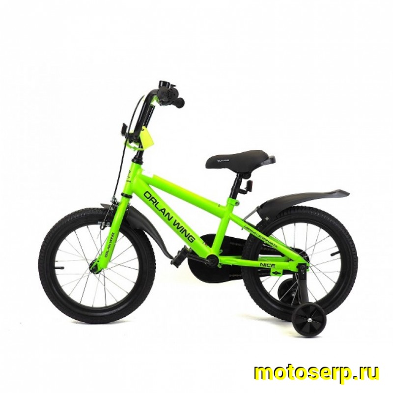 Купить  18" ORLAN WING NICE зеленый (Орлан Винг найс) 18"; 1ск; рама-сталь; тормоз-V-brake (шт) (ART купить с доставкой по Москве и России, цена, технические характеристики, комплектация фото  - motoserp.ru