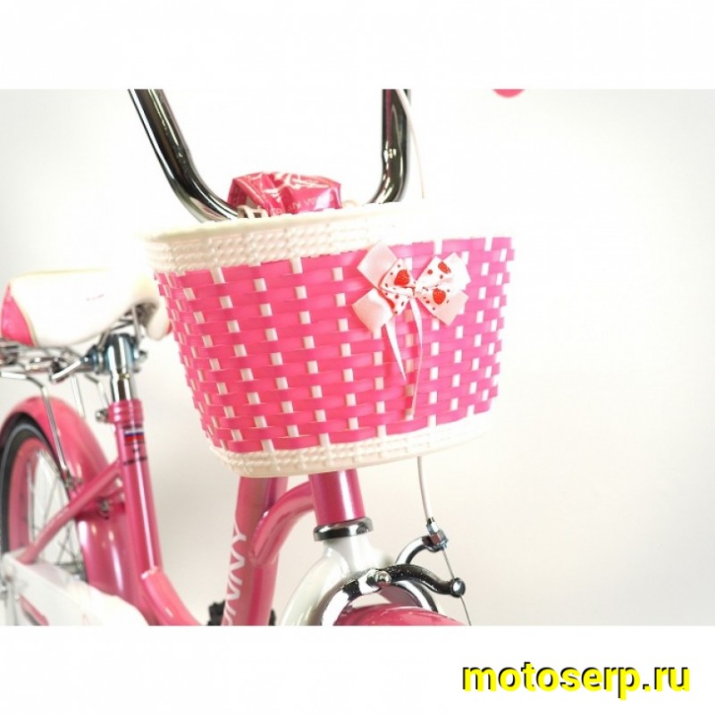 Купить  18" ORLAN WING FUNNY розовый (Орлан Винг Фунни) 18"; 1ск; рама-сталь; тормоз-V-brake (шт) (ART купить с доставкой по Москве и России, цена, технические характеристики, комплектация фото  - motoserp.ru