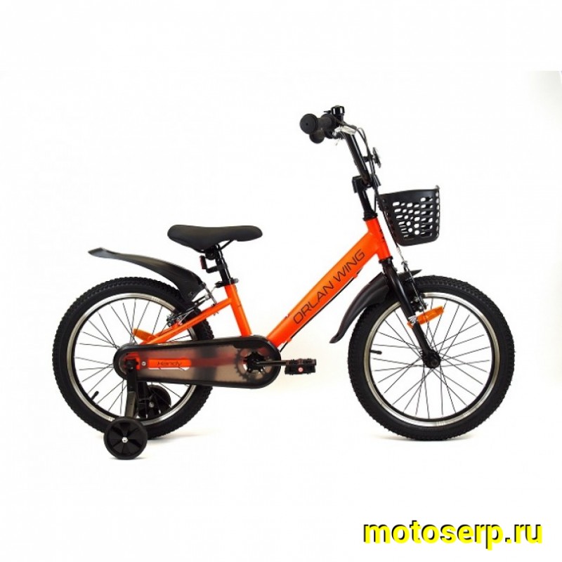 Купить  18" ORLAN WING HANDY оранжевый (Орлан Винг Хенди) 18"; 1ск; рама-сталь; тормоз-V-brake (шт) (ART (M купить с доставкой по Москве и России, цена, технические характеристики, комплектация фото  - motoserp.ru