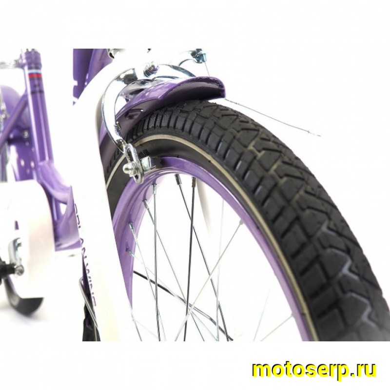 Купить  20" ORLAN WING FUNNY фиолетовый (Орлан Винг Фанни) 20"; 1ск; рама-сталь; тормоз-ножной/V-Brake (шт) (ART купить с доставкой по Москве и России, цена, технические характеристики, комплектация фото  - motoserp.ru