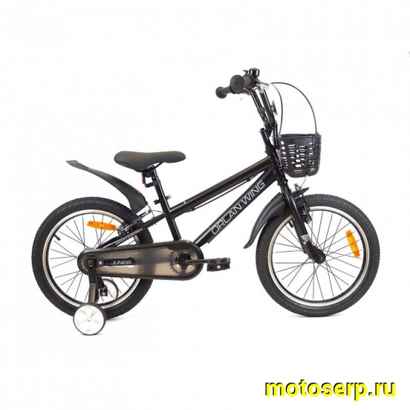 Купить  20" ORLAN WING JUNIOR черный (Орлан Винг Джуниор) 20"; 1ск; рама-сталь; V-Brake (шт) (ART (M купить с доставкой по Москве и России, цена, технические характеристики, комплектация фото  - motoserp.ru