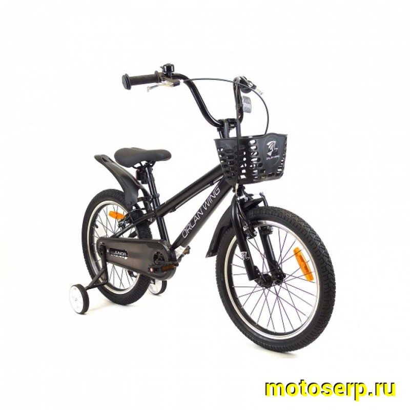 Купить  20" ORLAN WING JUNIOR черный (Орлан Винг Джуниор) 20"; 1ск; рама-сталь; V-Brake (шт) (ART (M купить с доставкой по Москве и России, цена, технические характеристики, комплектация фото  - motoserp.ru