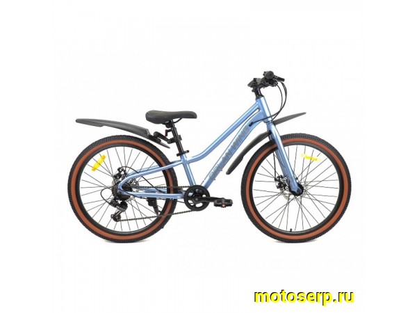 Купить  24" ORLAN WING VENUS 1.0 синий (Орлан Винг Венус 1.0) 24"; 6ск; рама-алюминий; тормоз-Disk (шт) (ART1 купить с доставкой по Москве и России, цена, технические характеристики, комплектация фото  - motoserp.ru