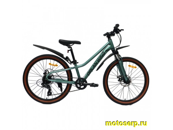 Купить  24" ORLAN WING VENUS 2.0 серый (Орлан Винг Венус 2.0) 24"; 7ск; рама-алюминий; тормоз-Disk (шт) (ART1 купить с доставкой по Москве и России, цена, технические характеристики, комплектация фото  - motoserp.ru