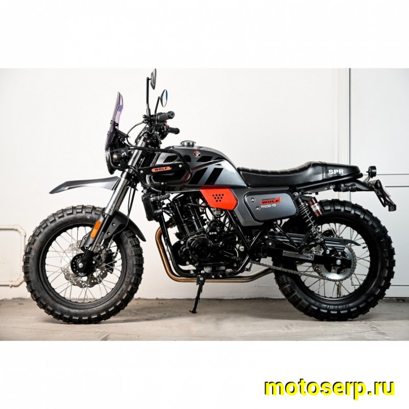 Купить  Мотоцикл SPRMOTORS Wolf 300 WC (ЭПТС) 300сс,кол. 17/17", (шт) (ФОТО купить с доставкой по Москве и России, цена, технические характеристики, комплектация фото  - motoserp.ru