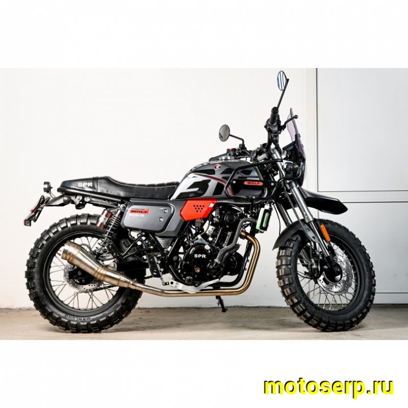 Купить  Мотоцикл SPRMOTORS Wolf 300 WC (ЭПТС) 300сс,кол. 17/17", (шт) (ФОТО купить с доставкой по Москве и России, цена, технические характеристики, комплектация фото  - motoserp.ru