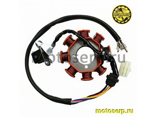 Купить  Генератор (статор, зажигание) 8кат (1+1+1+1+1) GR7 двиг. ZS 172FMM (воздушный) (шт) (Кокурин купить с доставкой по Москве и России, цена, технические характеристики, комплектация фото  - motoserp.ru