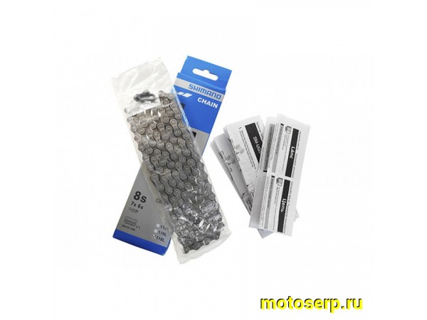 Купить  Цепь  Х8 "SHIMANO" HG40 на скоростной велос. (5/6/7/8 звезд) 116 зв, Вело (шт) (Золотник ECNHG40T118Q (ART купить с доставкой по Москве и России, цена, технические характеристики, комплектация фото  - motoserp.ru
