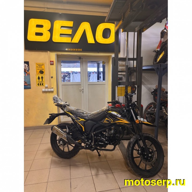 Купить  Мопед Roliz Альфа URSA 50 17/17" Карбюр, мотард Motard 50 17/17" USB (шт) 01250 купить с доставкой по Москве и России, цена, технические характеристики, комплектация фото  - motoserp.ru