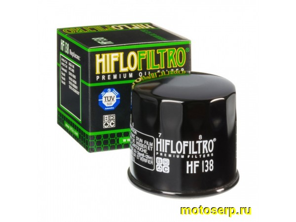 Купить  Масл. фильтр HI FLO HF138 (3009) 57389 (MANN MW 65) (шт) (TS купить с доставкой по Москве и России, цена, технические характеристики, комплектация фото  - motoserp.ru