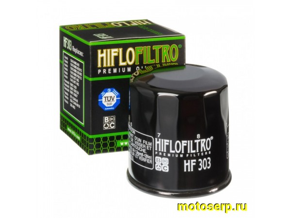 Купить  Масл. фильтр HI FLO HF303 (F301,SF4005) 57394 (шт) (TS купить с доставкой по Москве и России, цена, технические характеристики, комплектация фото  - motoserp.ru