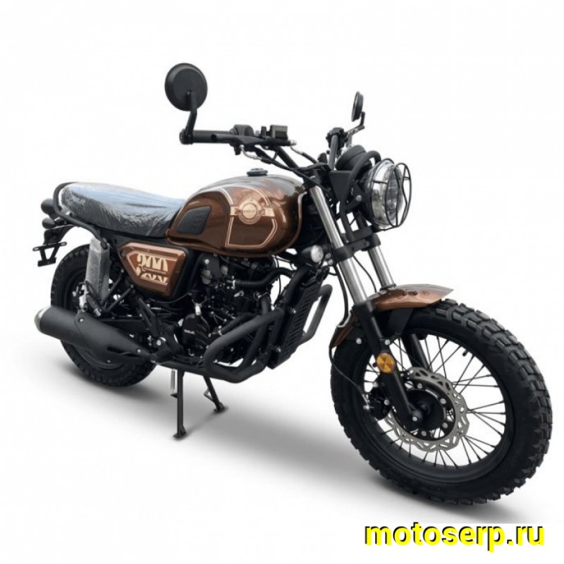 Купить  Мотоцикл ROLIZ WALKER NB300 Коричневый, (ЭПТС) 300cc, 174MN, 4.10-18"/120/90-17" (шт) (Roliz купить с доставкой по Москве и России, цена, технические характеристики, комплектация фото  - motoserp.ru