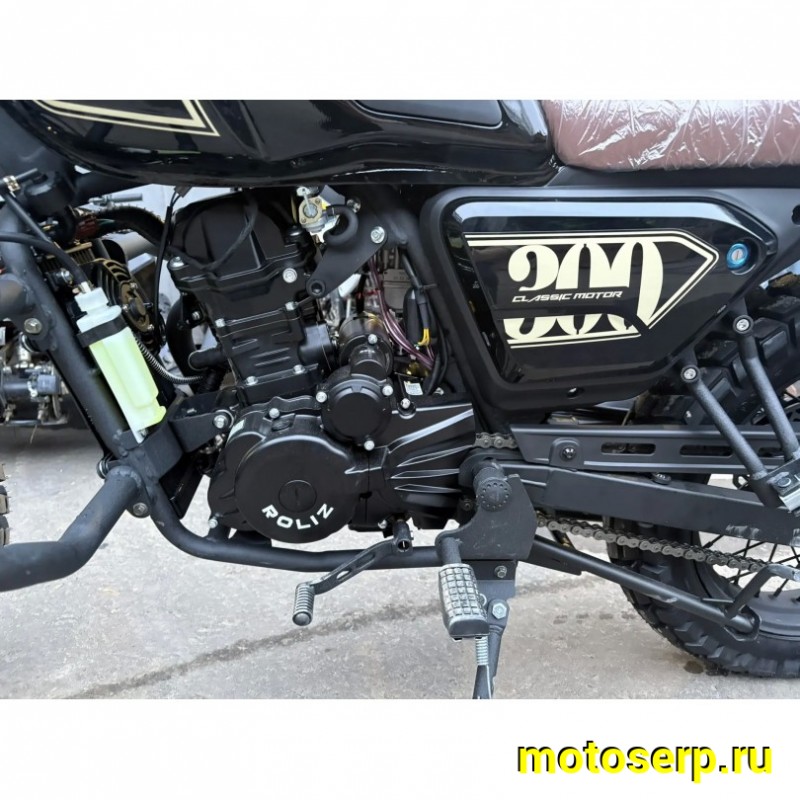 Купить  Мотоцикл ROLIZ WALKER NB300 Коричневый, (ЭПТС) 300cc, 174MN, 4.10-18"/120/90-17" (шт) (Roliz купить с доставкой по Москве и России, цена, технические характеристики, комплектация фото  - motoserp.ru