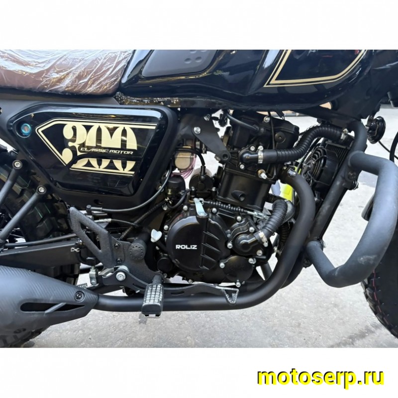 Купить  Мотоцикл ROLIZ WALKER NB300 Коричневый, (ЭПТС) 300cc, 174MN, 4.10-18"/120/90-17" (шт) (Roliz купить с доставкой по Москве и России, цена, технические характеристики, комплектация фото  - motoserp.ru