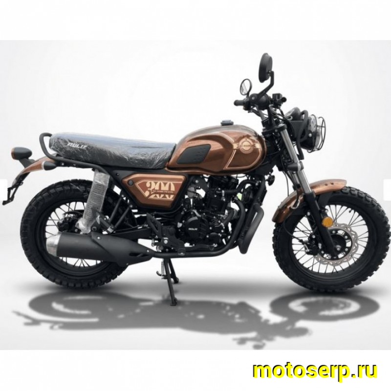 Купить  Мотоцикл ROLIZ WALKER NB300 Коричневый, (ЭПТС) 300cc, 174MN, 4.10-18"/120/90-17" (шт) (Roliz купить с доставкой по Москве и России, цена, технические характеристики, комплектация фото  - motoserp.ru