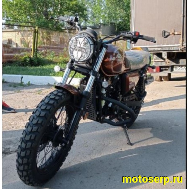 Купить  Мотоцикл ROLIZ WALKER NB300 Коричневый, (ЭПТС) 300cc, 174MN, 4.10-18"/120/90-17" (шт) (Roliz купить с доставкой по Москве и России, цена, технические характеристики, комплектация фото  - motoserp.ru