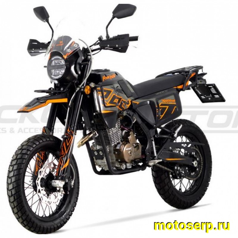 Купить  Мотоцикл внедорожный ROCKOT WARRIOR (ЭПТС) Тур-эндуро LX176FMN Тур-эндуро (реплика Husqvarna Norden) Мотард 21/18" (шт) (ROCKOT (ФОТО купить с доставкой по Москве и России, цена, технические характеристики, комплектация фото  - motoserp.ru