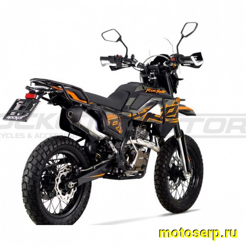 Купить  Мотоцикл внедорожный ROCKOT WARRIOR (ЭПТС) Тур-эндуро LX176FMN Тур-эндуро (реплика Husqvarna Norden) Мотард 21/18" (шт) (ROCKOT (ФОТО купить с доставкой по Москве и России, цена, технические характеристики, комплектация фото  - motoserp.ru
