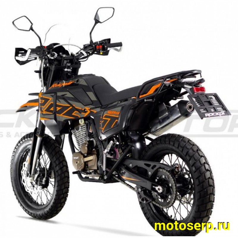 Купить  Мотоцикл внедорожный ROCKOT WARRIOR (ЭПТС) Тур-эндуро LX176FMN Тур-эндуро (реплика Husqvarna Norden) Мотард 21/18" (шт) (ROCKOT (ФОТО купить с доставкой по Москве и России, цена, технические характеристики, комплектация фото  - motoserp.ru