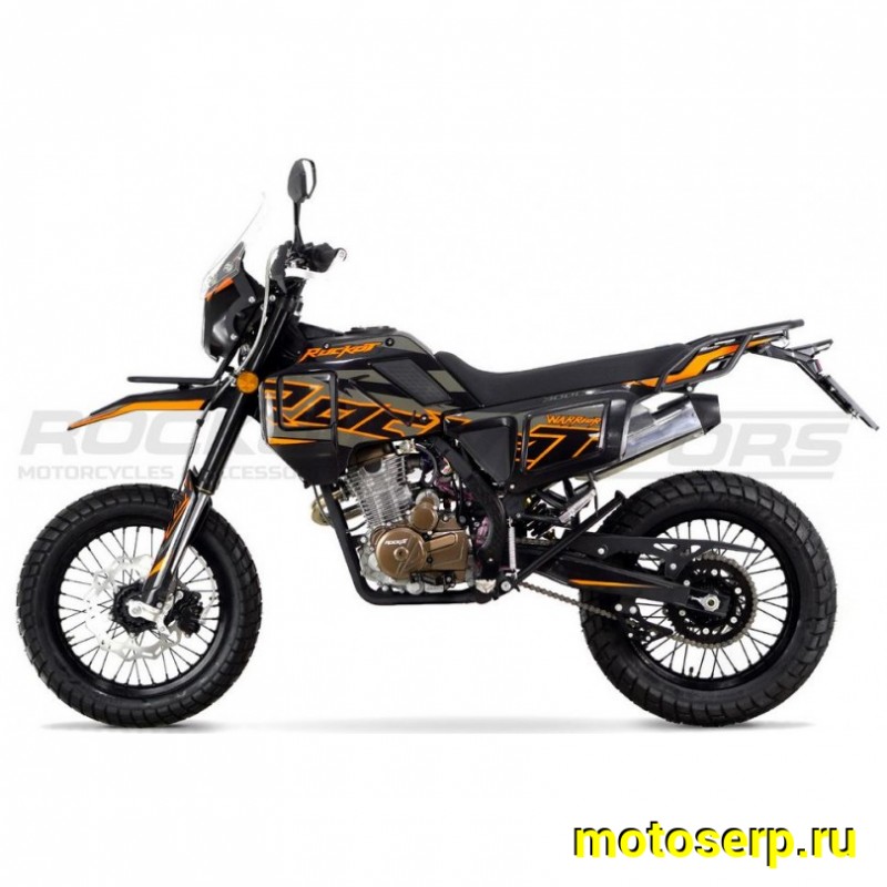 Купить  Мотоцикл внедорожный ROCKOT WARRIOR (ЭПТС) Тур-эндуро LX176FMN Тур-эндуро (реплика Husqvarna Norden) Мотард 21/18" (шт) (ROCKOT (ФОТО купить с доставкой по Москве и России, цена, технические характеристики, комплектация фото  - motoserp.ru