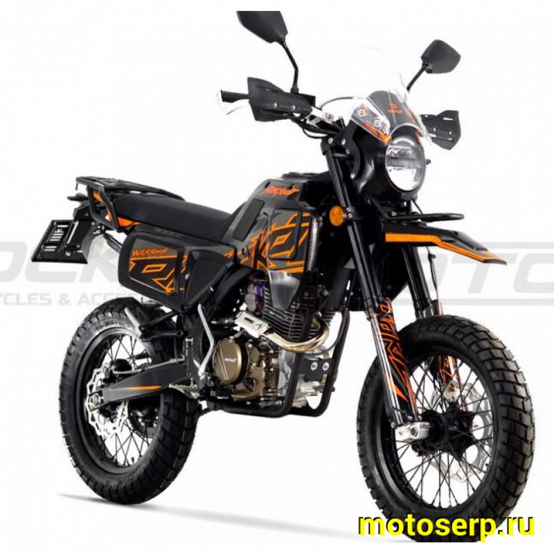Купить  Мотоцикл внедорожный ROCKOT WARRIOR (ЭПТС) Тур-эндуро LX176FMN Тур-эндуро (реплика Husqvarna Norden) Мотард 21/18" (шт) (ROCKOT (ФОТО купить с доставкой по Москве и России, цена, технические характеристики, комплектация фото  - motoserp.ru
