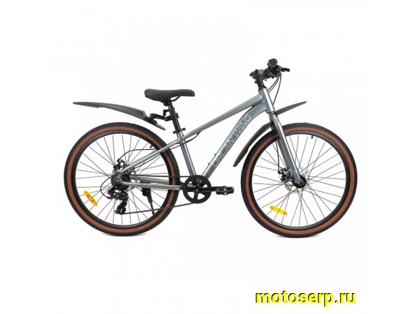 Купить  26" FALCON BIKE SHIFT 1.0 серый (Фалькон Байк Шифт 1.0) 26"; 6ск; рама-алюминий; тормоз-Disk (шт) (ART1 купить с доставкой по Москве и России, цена, технические характеристики, комплектация фото  - motoserp.ru