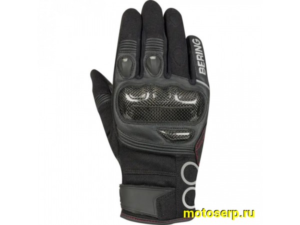 Купить  Перчатки (кожа) Bering Raid Black T9 (M) (пар) (BGE720-T9 купить с доставкой по Москве и России, цена, технические характеристики, комплектация фото  - motoserp.ru