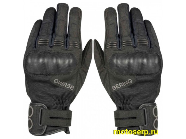 Купить  Перчатки Bering PROFIL Black T8 (S) (пар) (BGE750-T8 купить с доставкой по Москве и России, цена, технические характеристики, комплектация фото  - motoserp.ru