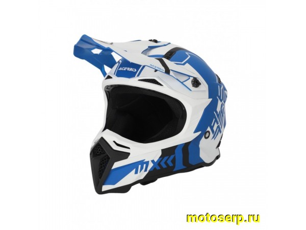 Купить  Шлем Кросс Acerbis PROFILE 5 22-06 White/Blue (L) (шт) (Acerbis 0025274.232.066 купить с доставкой по Москве и России, цена, технические характеристики, комплектация фото  - motoserp.ru
