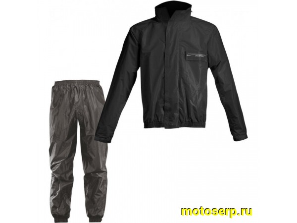 Купить  Дождевик (куртка+брюки) Acerbis LOGO Black (S) (комп) (Acerbis 0016428.090.062 купить с доставкой по Москве и России, цена, технические характеристики, комплектация фото  - motoserp.ru